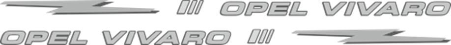Dekorsats Opel Vivaro