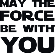 May THE force be with you