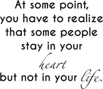 At some point you have to realize