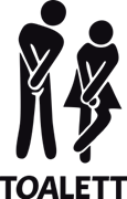 Toalettdekal