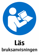Läs
bruksanvisningen