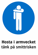 Hosta i armvecket
tänk på smittrisken