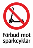 Förbud mot
sparkcyklar