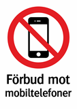 Förbud mot
mobiltelefoner