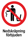 Nedskräpning
förbjuden