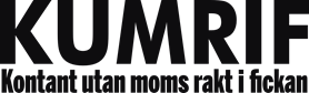 KUMRIF - Kontant utan moms rakt i fickan