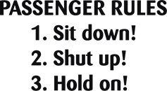 Passenger rules