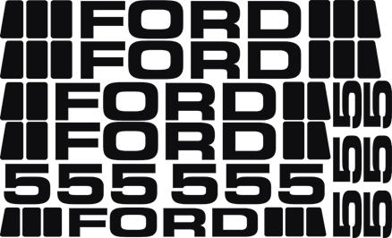 Dekorsats Ford 555