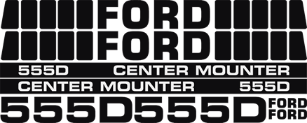 Dekorsats Ford 555D