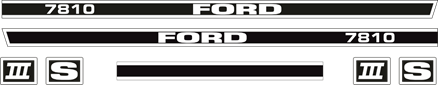 Dekorsats Ford 7810