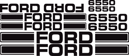 Dekorsats Ford 6550