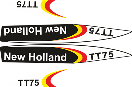 Dekorsats New Holland TT75 modell 2005