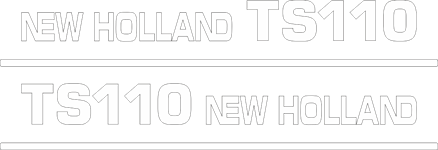 Dekorsats New Holland TS110 modell 2003