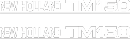 Dekorsats New Holland TM150