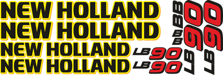 Dekorsats New Holland LB90