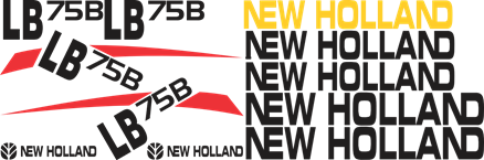 Dekorsats New Holland LB75B