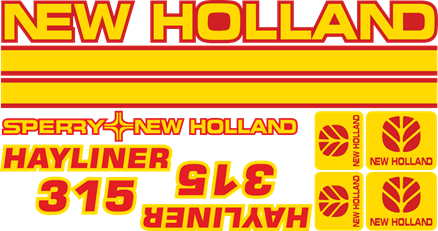 Dekorsats New Holland Hayliner 315