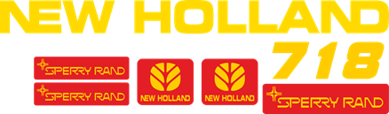 Dekorsats New Holland 718