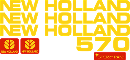 Dekorsats New Holland 570