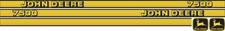 Dekalsats John Deere 7500