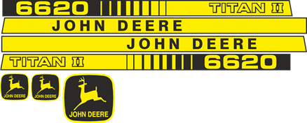Dekalsats John Deere 6620 Titan II.