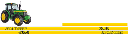 Dekalsats John Deere 6603