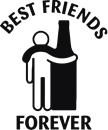 Best friends forever beer