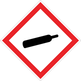 GHS04 Gas under tryck