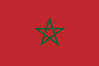 Flagga Marocko