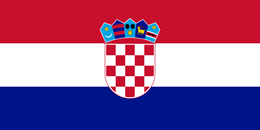 Flagga Kroatien