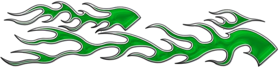 Extreme dekorsats FlameThrower 102 Green