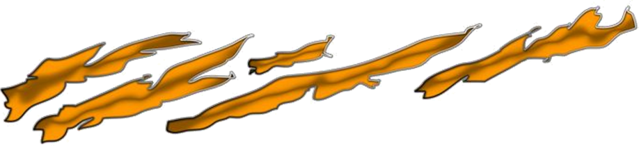 Extreme dekorsats Splatter 100 Orange